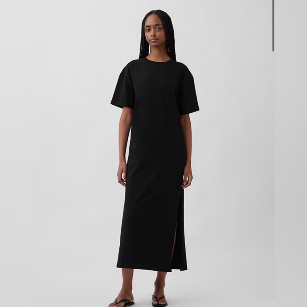 Gap Heavyweight Oversized Maxi T-Shirt Dress